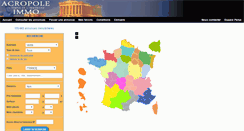 Desktop Screenshot of acropole-immo.net